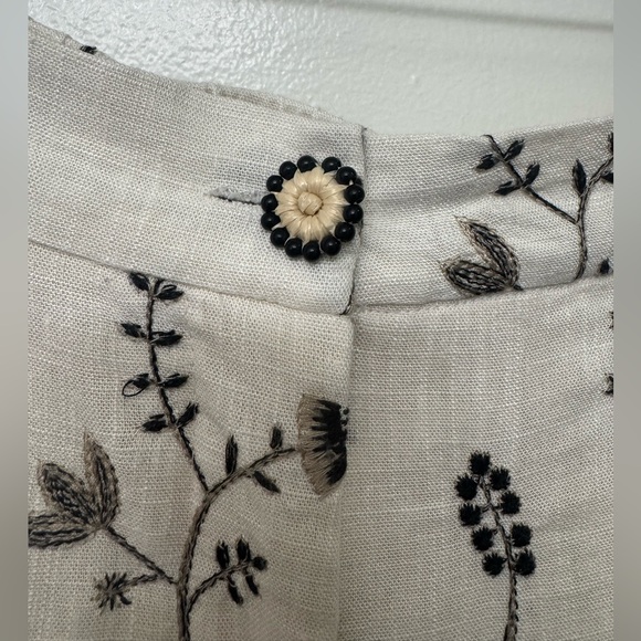 Industry Republic Clothing Embroidered Maxi Skirt | Boho Flowy Statement Skirt - Picture 4 of 5